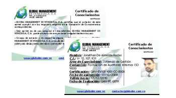 Certificación