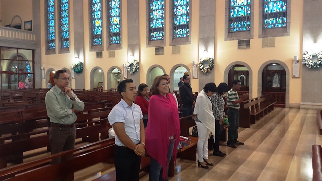 TRABAJADORES DE GMV ASISTIERON A MISA DE AGUILANDO EN LA CATEDRAL DE MATURÍN