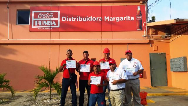 TRABAJADORES DE COCA COLA PORLAMAR RECIBIERON ACTUALIZACIÓN EN 