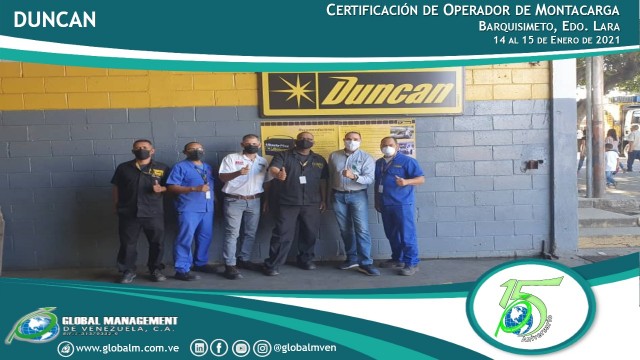 CERTIFICACIÓN-OPERADORES-MONTACARGAS-DUNCAN-BARQUISIMETO