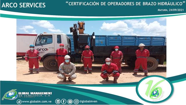 	CURSO-CERTIFICACIÓN-OPERADORES-BRAZO-HIDRÁULICO-ARCO-SERVICES-MATURÍN