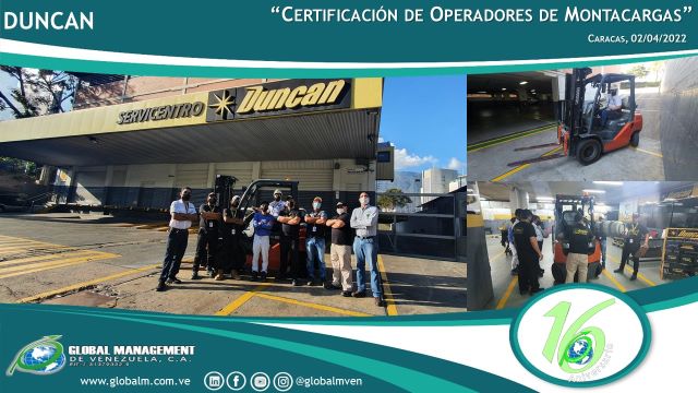 Curso-Certificación-Montacargas-Duncan-Caracas