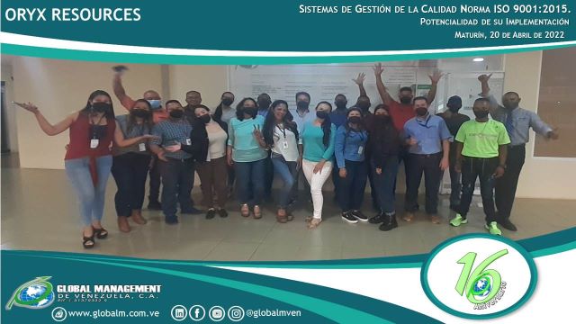 Curso-ISO-9000-Oryx-Maturín-Grupo-1