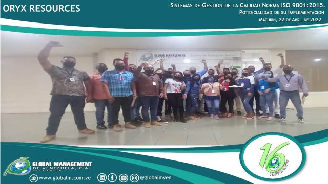 Curso-ISO-9000-Oryx-Maturín-Grupo-3