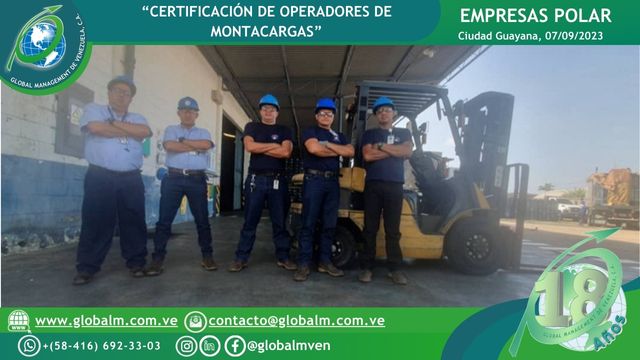 Curso-Certificación-Operadores-Montacargas-Polar-Guayana