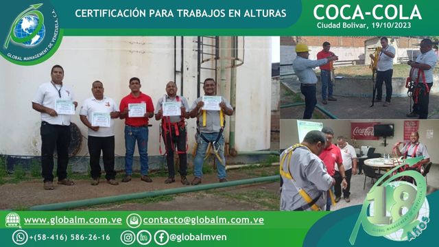 Curso-Certificación-Trabajos-Altura-Coca-Cola-Ciudad-Bolívar