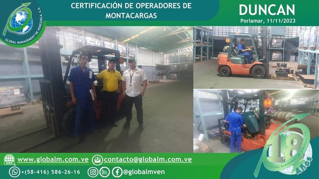 Curso-Certificación-Operadores-Montacargas-Duncan-Porlamar