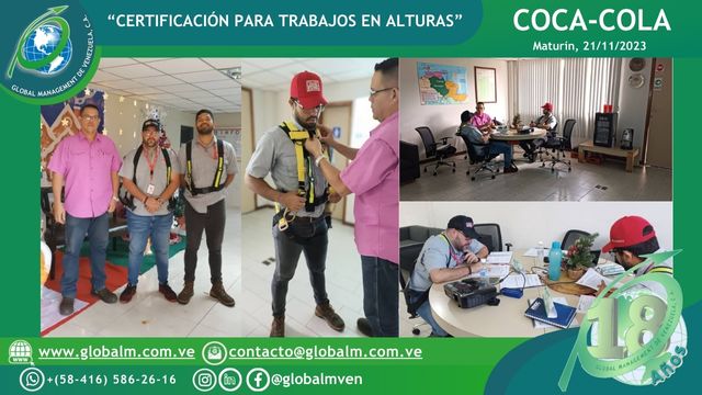 Curso-Certificación-Trabajos-Altura-Coca-Cola-Maturín