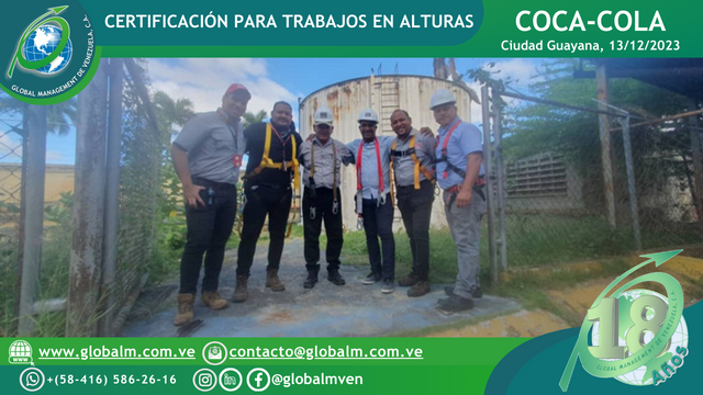 Curso-Certificación-Trabajos-En-Altura-Coca-Cola-Ciudad-Guayana