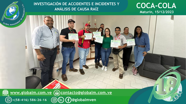 Curso-Investigación-Accidentes-Análisis-Causa-Raíz-Coca-Cola-Maturín