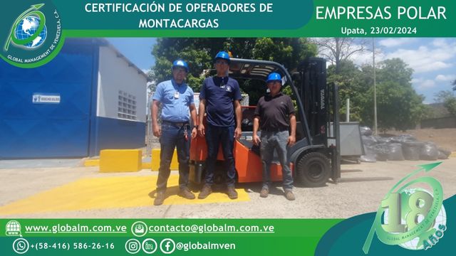 Curso-Certificación-Operadores-Montacargas-Polar-Upata