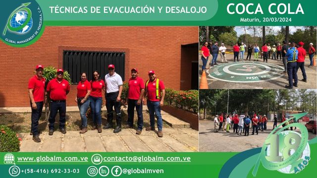 Curso-Técnicas-Evacuación-Desalojo-Coca-Cola-Maturín