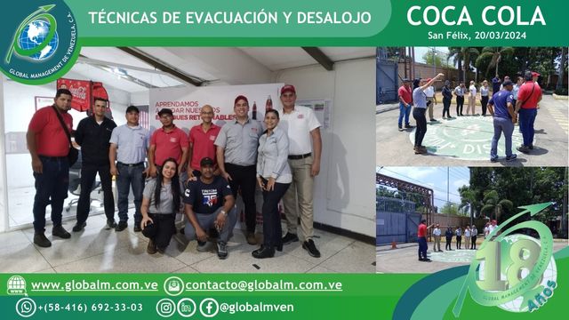 Curso-Técnicas-Evacuación-Desalojo-Coca-Cola-Ciudad-Guayana