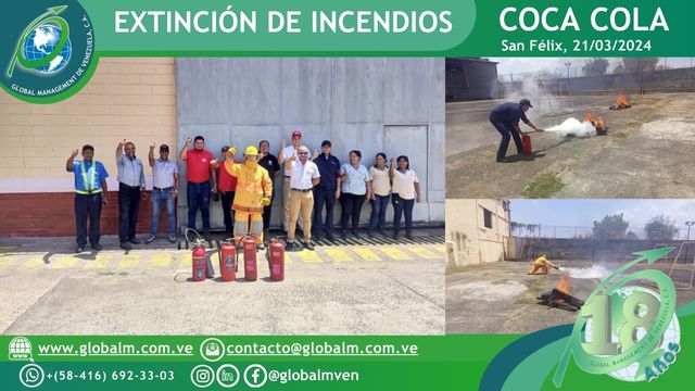 Curso-Extinción-Incendios-Coca-Cola-Ciduad-Guayana