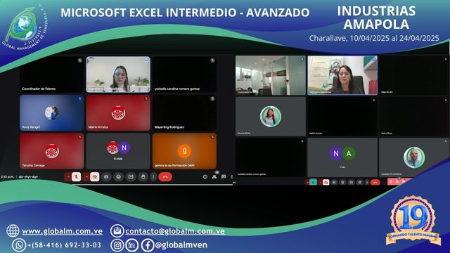 Curso-Microsoft-Excel-Intermedio-Industrias-Amapola-Charallave