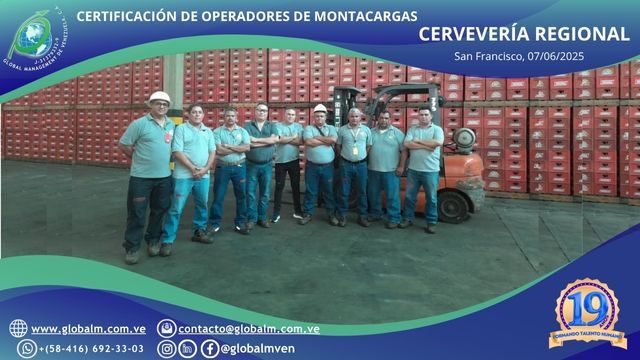 Curso-Certificación-Operadores-Montacargas-Cervecería-Regional-Maracaibo