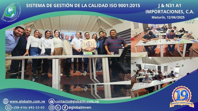 Curso-Sistema-Gestión-Calidad-ISO-9000-J&N31-Maturín
