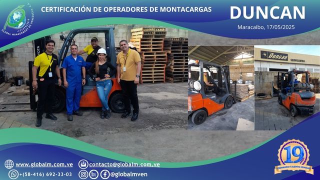 Curso-Certificación-Operadores-Montacargas-Duncan-Maracaibo