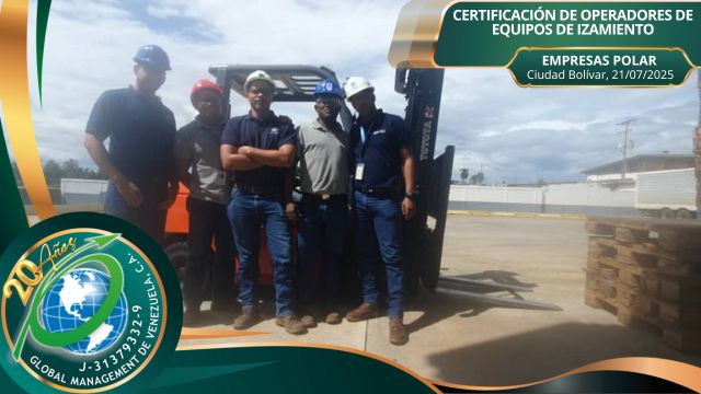 Curso-Certificación-Operadores-Equipos-Izamiento-Montacargas-Empresas-Polar-Ciudad-Bolívar