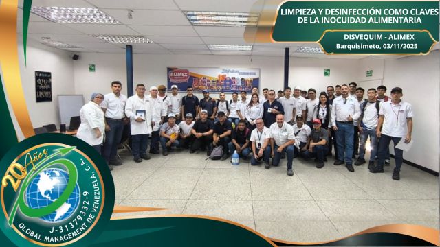 Curso-Limpieza-y-Desinfección-Claves-Inocuidad-Alimentaria-Disvequim-Alimex-Barquisimeto