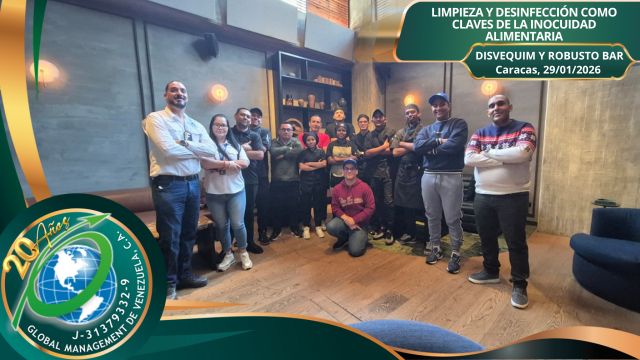 Curso-Limpieza-Desinfección-Inocuidad-Robusto-Bar-Disvequim-Caracas