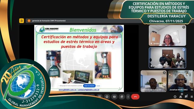 Curso-Certificación-Evaluaciones-Estrés-Termico-Destilería-Yaracuy-Molipasa