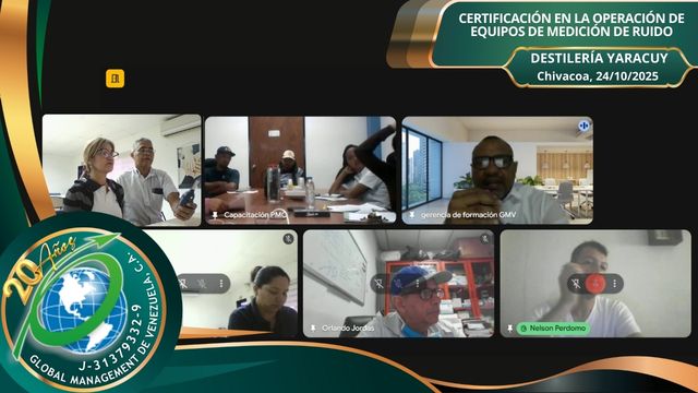 Curso-Certificación-Evaluaciones-Ruido-Destilería-Yaracuy-Molipasa
